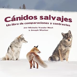 Diseño de la portada del título C&aacute;nidos Salvajes: Un libro de comparaciones y contraste