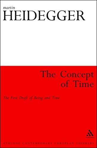 The Concept of Time: The First Draft of Being and Time (Athlone Contemporary European Thinkers)