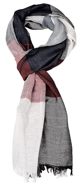 Dark Edition Men's Rayon Multicolour Scarf-image-7