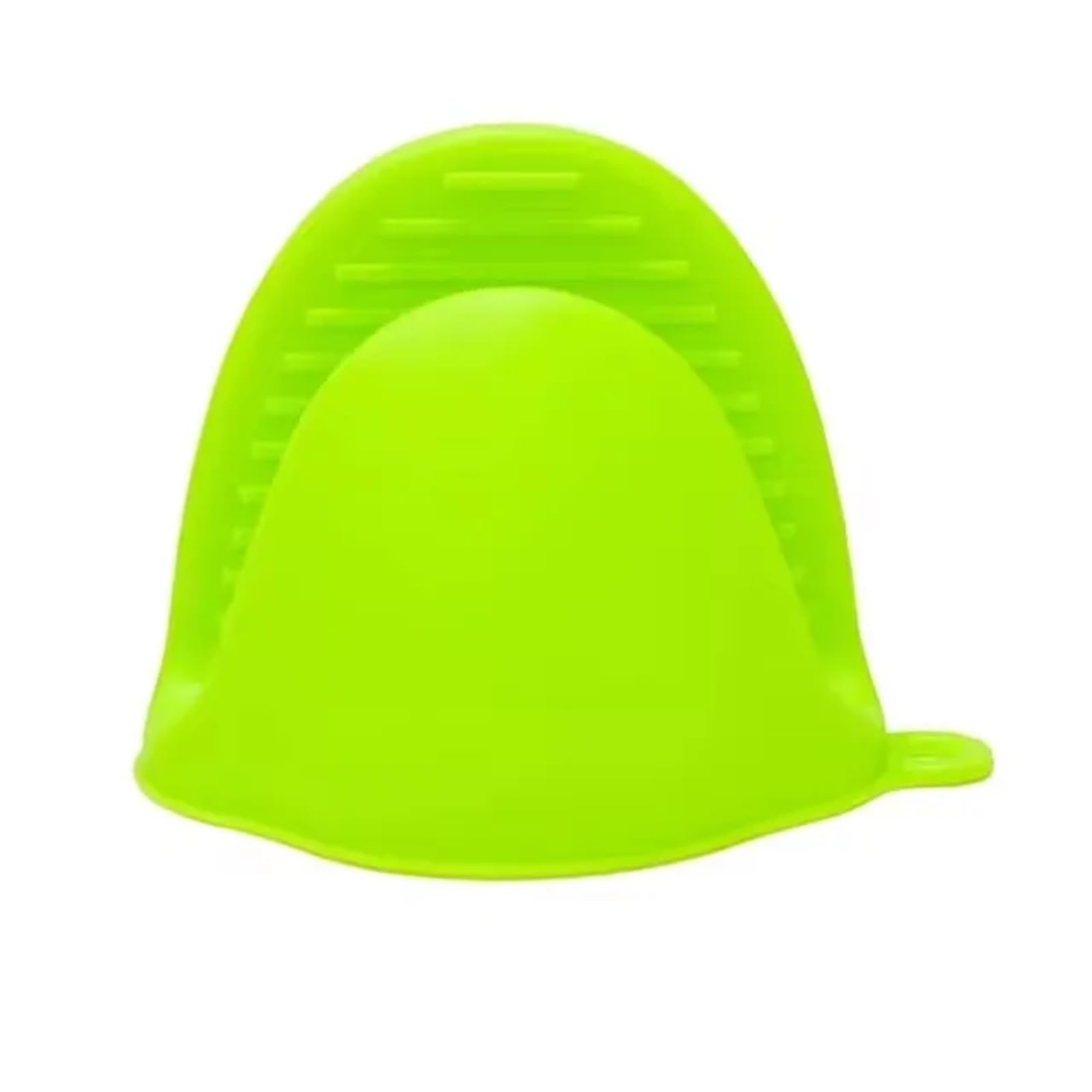 2Pc Oven Mitts Silicone Heat Resistant Pinch Cooking Grips Pot Holder and Potholder for Kitchen For Cooking & Baking(Green)