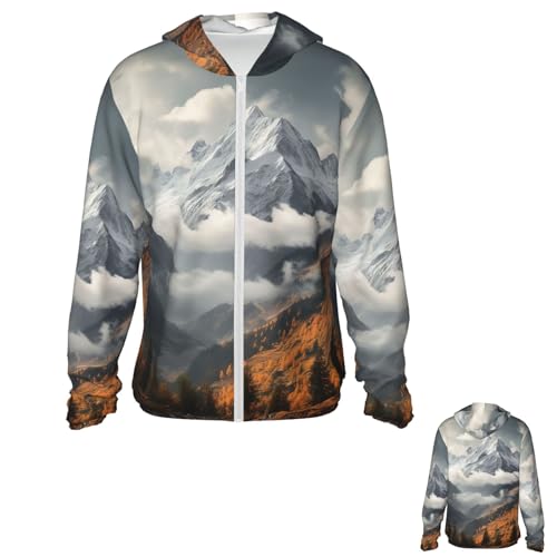 Chaqueta de Protección Solar para Hombre con Capucha y Cierre Completo miniatura 1