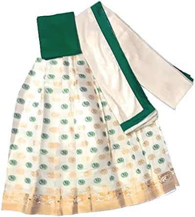 Ethnic wear girls pavadai davani set lehenga choli dhavani