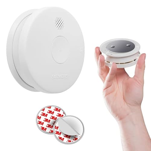 SIEMENS - Détecteur de fumée NF Autonomie 5 Ans Garantie 3 Ans - 5TC1292-6 + Support aimanté