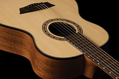Washburn AGM5K Mini Auditorium – Guitare acoustique (+ housse) - Les Beatles, Paul McCartney, John Lennon, RIngo Starr, George Harrison Washburn AGM5K Mini Auditorium - Guitare acoustique (+ housse) – Image 6