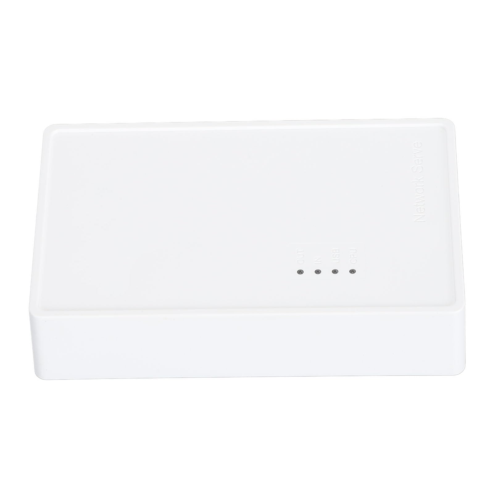SIXRUN Servidor de Impresión Inalámbrico USB, Servidor de Impresión de 480 Mbps con Puente de 10/100 Mbps para Impresoras y OS X