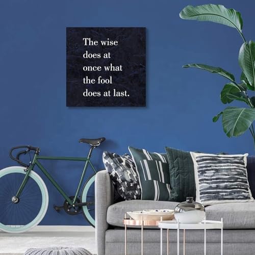Cuadro en lienzo Yelolyio de arte de pared moderno con texto impreso 7