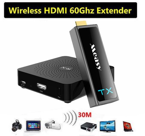 measy W2H Mini2 Wireless Hdmi Video Transmitter A/V Sender, Uncompress 60G Full HD 1080P - 30mts