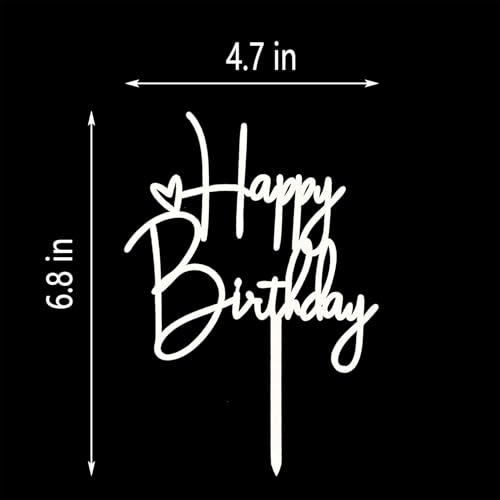 Jieein NJ-0731 Happy Birthday Cake Topper For Birthday Party Decoration thumb #3