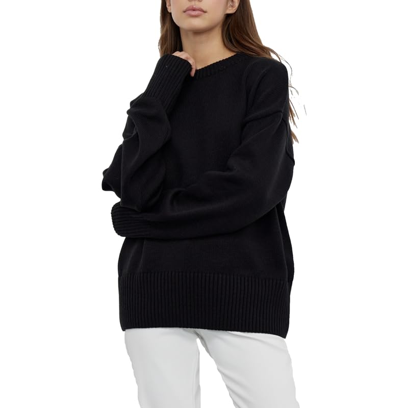 Image of Women's Cute Crewneck Extra Soft Sweater Pullover Tops Sweaters
