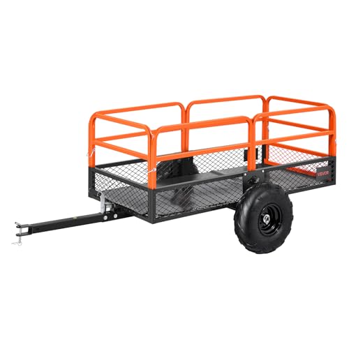 VEVOR 22 Cu.Ft 1600Lbs Steel Trailer