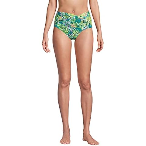 Lands' End Women's Chlorine Resistant High Waisted Bikini Cover