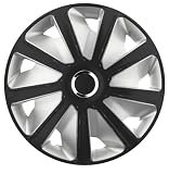 TOP DRIVE COPRICERCHIO CRAFT BLACK & SILVER 15 I nostri copricerchi sono prodotti con materiale ABS di alta qualita', conosciuto per la sua stabilita', forza Con verniciatura ad acqua
