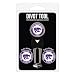 Team Golf NCAA Kansas State Wildcats Divot Tool with 3 Golf Ball Markers Pack, Markers are Removable Magnetic Double-Sided Enamel
