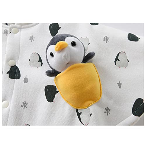 poncho com capuz de inverno para bebês, Altura adequada 80 cm