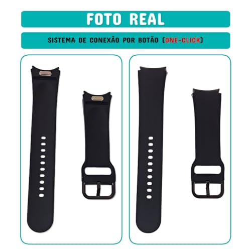 Pulseira Click Moderna LTIMPORTS, compativel com Galaxy Watch 6 - Galaxy Watch 6 Classic - Galaxy Wa