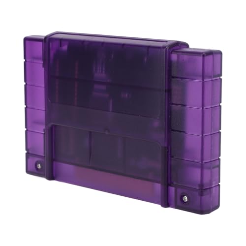 Cartucho de Videojuego 3000 en 1 V1.0 con Tarjeta de Memoria de 8 GB para Consola SFC, Experiencia de Juego Versátil e Inmersiva para Entusiastas de los Juegos Clásicos (Púrpura