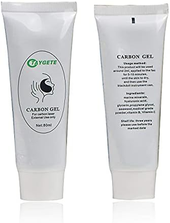 Relieftoᵀᴹ Carbon Peel Gel of Q-Switch Nd:Yag Carbon Laser 80ML | Carbon Peel Gel for Skin Rejuvenation Black Doll,Facial Skin Deep Cleaning