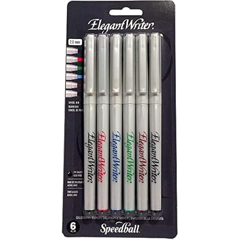 Speedball Elegant Writer 6 Colour Set Cover