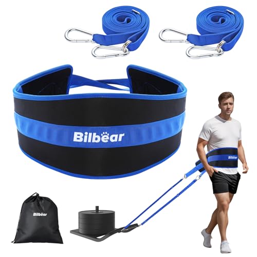 Bilbear Adjustable Sled Pulling Waist Belt