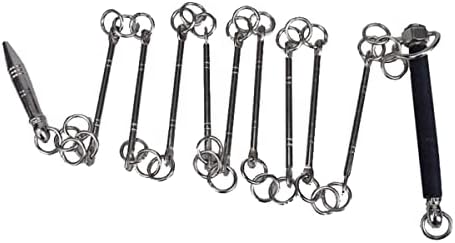 Nine-Section Whip Stainless Steel 49.21inch, Handmade Chinese Mar...