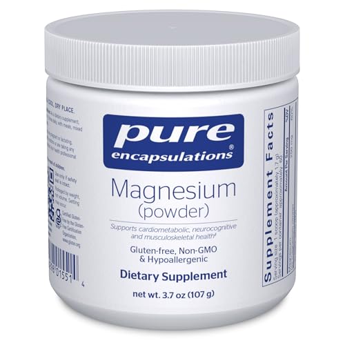 Pure Encapsulations Magnesium (Powder) | Supports Cardiovascular Function Muscle Function and Calming* | 3.7 Ounces