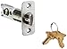 J-Series by Schlage Solstice Door Lever with Standard Trim, Keyed Entry Lock, Satin Nickel, J54 SOL 619