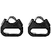 MEETOOT 4pcs Camera Strap Triangle Split Ring Hooks with Plastic Bracket Camera Straps Luggage Accessories