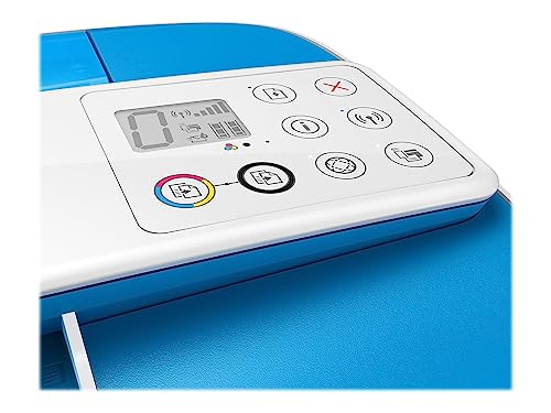 HP DeskJet 3755 Compact All-in-One Wireless Printer, Instant Ink, Works with Alexa - Blue Accent (J9V90A) by HP - Image 6