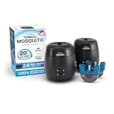 Thermacell E55 E-Series Rechargeable Mosquito Repeller with 20’ Mosquito Protection Zone; 2 Pack Bundle, Graphite; Includes 12-Hr Repellent Refill; Bug Spray Alternative; Scent Free