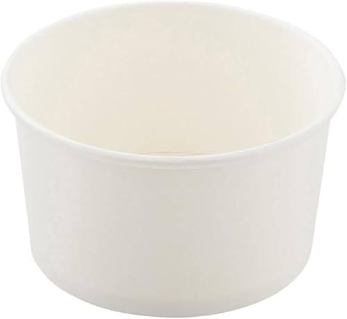 Miniatura 2 de Restaurantware Coppetta Coppetta - Tazas de helado desechables de 200 CT blancas de 8 onzas - Coppetta Tazas grandes para bebidas frías y calientes:
