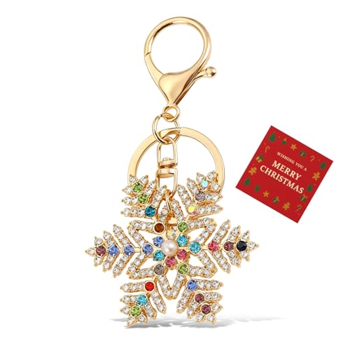 choice of all Christmas Keychain Christmas Tree Snowman Reindeer Santa Claus Snowflake Holiday Bag Charms Stocking Suffers