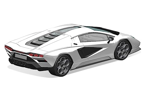 Modelo a escala 1:32 Lamborghini Countach LPI 800-4 miniatura 2