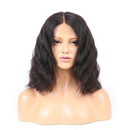 BEEOS Hair 13x6 Lace Front Wigs Human Hair for Women with Baby Hair 150% Density Brazilian Remy Short Wigs with Pre Plucked Hairline,12 inch
