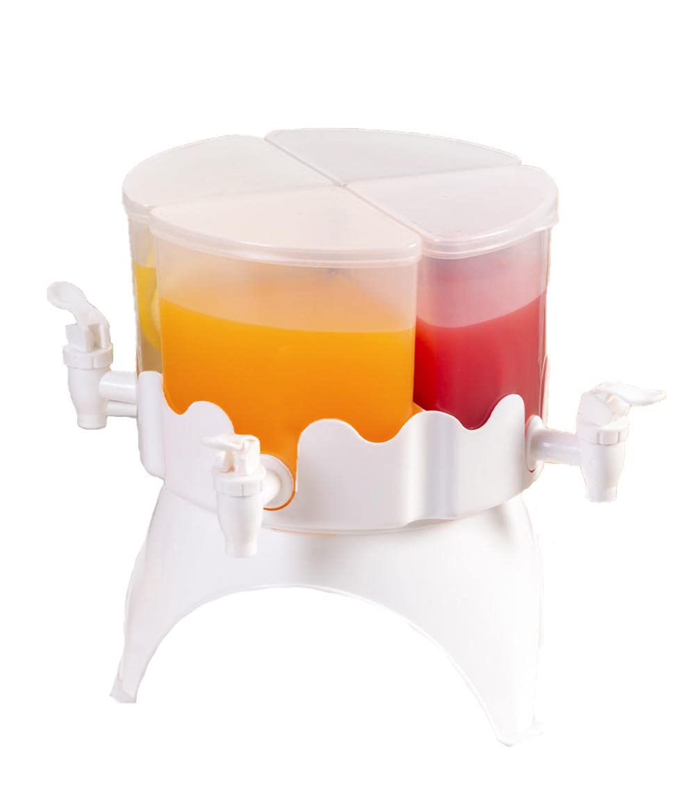 Distributeur d'eau en plastique avec couvercle 360 pour restaurant et buffet