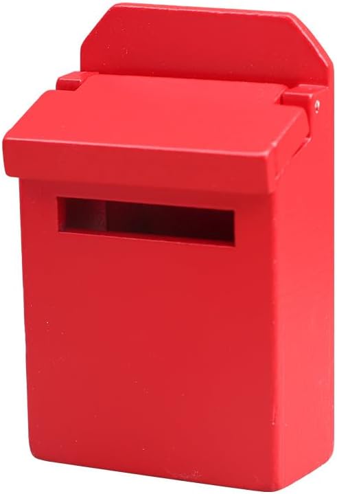 AirAds Dollhouse DIY 1:12 Dollhouse Miniature Wooden Mailbox; 7 Color Options (#Lot 7 Boxes)