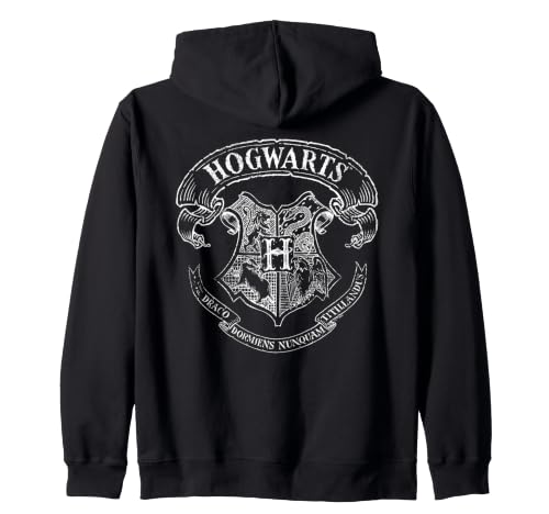 Image of Harry Potter Hogwarts School Crest Zip Hoodie