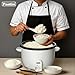 Pantin Commercial Electric Rice Cooker – 35 Cups Raw / 70 Cups Cooked Capacity w/Measuring Cup & Scoop – High-Efficiency Large Rice Cooker Commercial Rice Cooker for Restaurants, Hotels and Catering