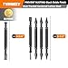 TYRWEEY 5-Piece Nail Setter Dual Head Nail Set & Dual Head Center Punch & Hinge Pin Remover Punch Set, Spring Loaded Center Hole Punch, Nail Setter Features 1/8-in, 3/32-in, 3/16-in, 1/16-in, 1/32-in