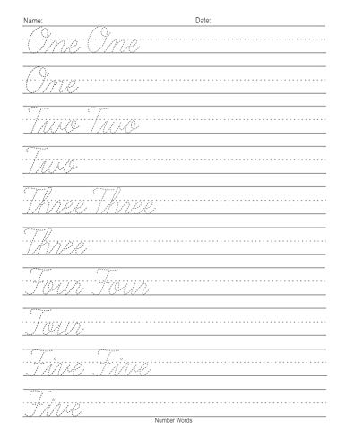 Cursive Handwriting Workbook For Kids: Cursive for beginners workbook ...