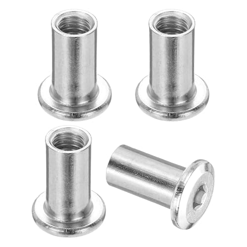 BOLTALIVON 5 écrous à insert hex M5x16 304SS argent