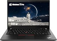 Lenovo Thinkpad T14 (Gen 1) 14 FHD Business Laptop, 14 FHD Display, Intel Core i5-10310U, 16GB RAM, 512GB SSD, US QWERTY Keyboard, Windows 11 Pro (Renewed)
