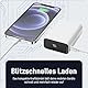 ANSMANN Powerbank 22,5 W PB322PD - Externer Akku mit Einer Kapazität von 20.000 mAh - Notstrombatterie mit USB-A- und USB-C-Anschlüssen, ideal für Smartphones, Tablets, Laptops, Handheld-Konsolen