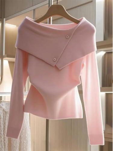 Women Knitted Slim Fit Warm Top Round Neck Full Sleeve Casual Sweater2