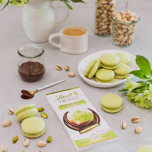 Assorted Creation Chocolate Bars Bundle - Pack 3 x 150g Pistachio Delight, Delicate Creme Brulee & Milk Chocolate Refreshing Lemon. Chocolate Gift for Chocolate Hamper, Easter Gifts with Topline Card