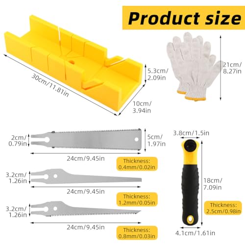 4-in-1 Miter Box and Saw
