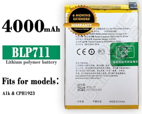 Image of BLP711 Battery for Oppo A1K / CPH 1923 Battery with 6 Month Warranty**** (U17)