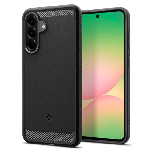 Spigen Rugged Armor Case for Samsung Galaxy A56 - Matte Black