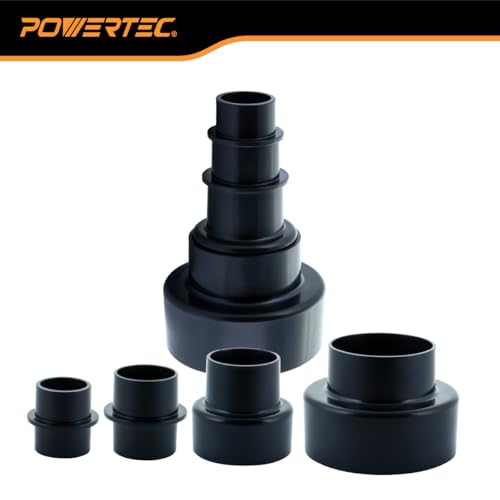 POWERTEC 70297 Modular Step 4 in 1 Adapter - Shop Vac Dust Collector Hose Fittings by POWERTEC - Used condition - Image 3