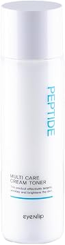 Peptide Multi Care Cream Toner 6.76 fl oz - 2 in 1 Hydrating Toner and Cream with Plant Extracts and Peptides, Korean Skincare