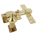 Amig - Security Deadbolt Model 3-70mm Cylinder - Plate Size 105 x 170 mm - Surface-Mounted Deadbolt for Entrance or Interior Doors - Steel - Gold